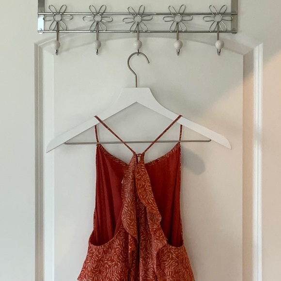 Joie Jael Printed Sleeveless Halter Silk Jumpsuit - Picture 5 of 6